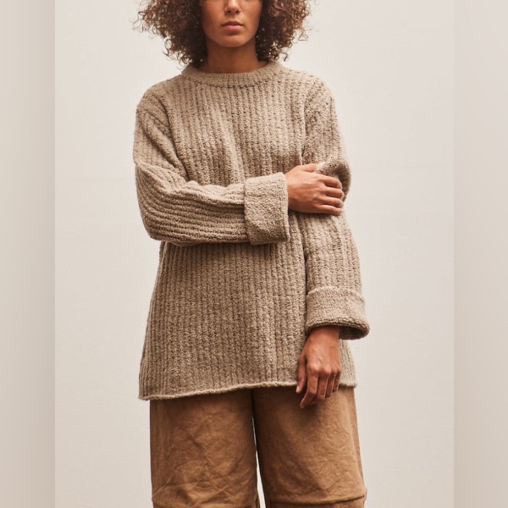 Lauren Manoogian 100% Merino Wool Ladder Sweater